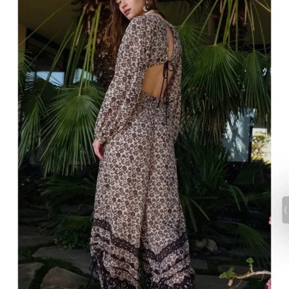 New Free People Forever Timeless Soulmate Boho Jumpsuit Size XS - Picture 8 of 16